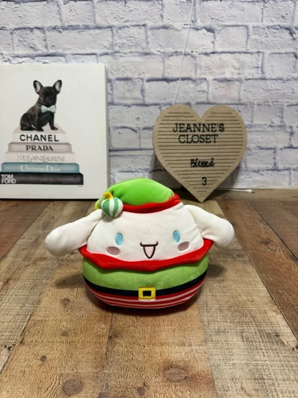 Squishmallows Cinnamoroll Wearing Elf Costume 8